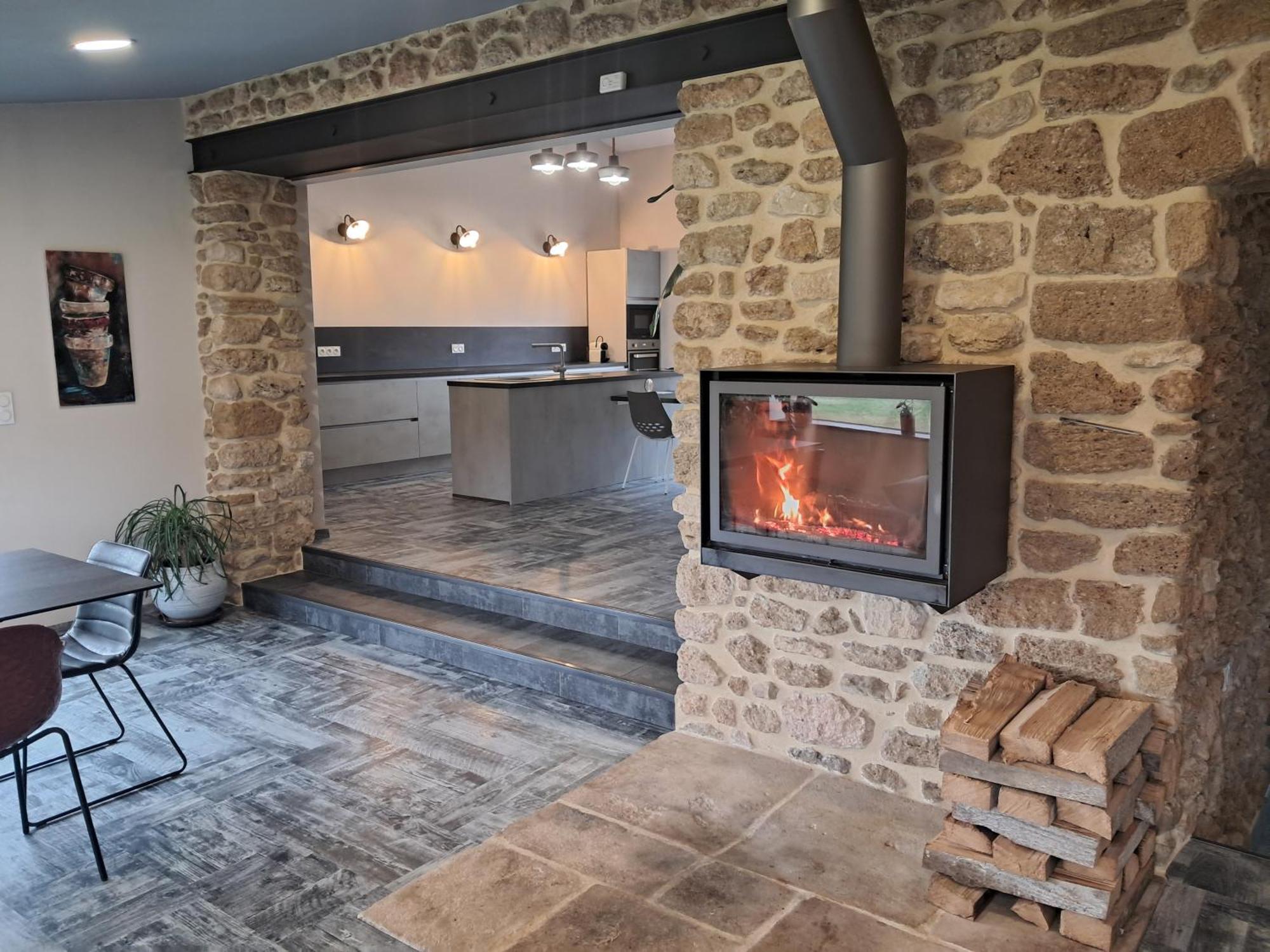 Chez Vero Chambres D'Hotes & Maison En Pierre Contemporaine Suze-la-Rousse Exteriör bild